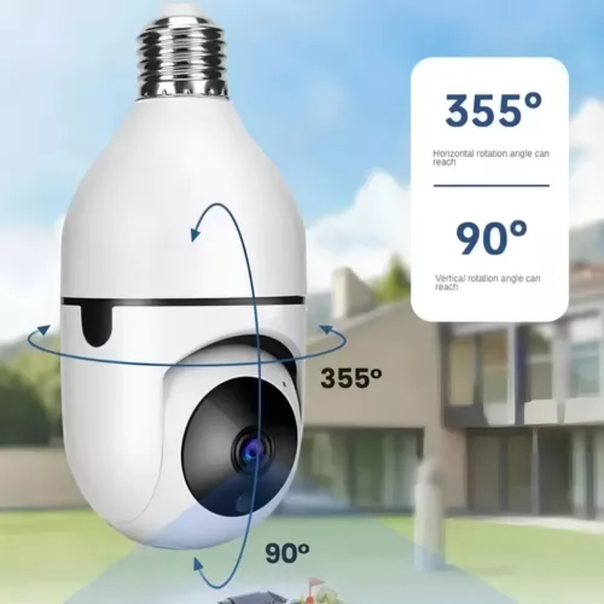 Cámara Bombillo Wifi 360